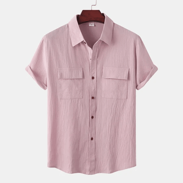 Levoire | Chemise À Manches Courtes Rosa