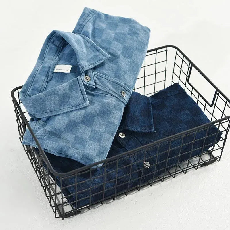 Levoire | Chemise en denim courte dans un style décontracté