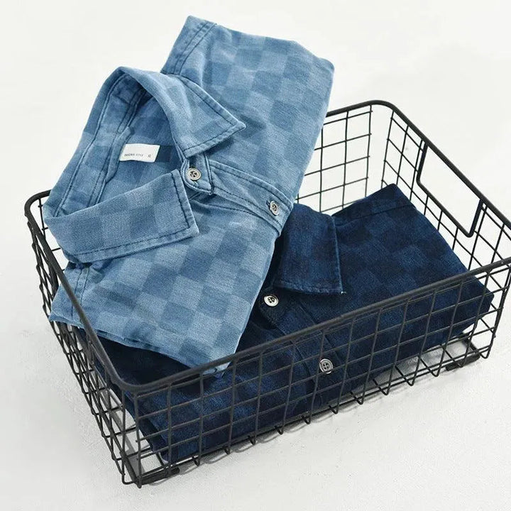 Levoire | Chemise en denim courte dans un style décontracté