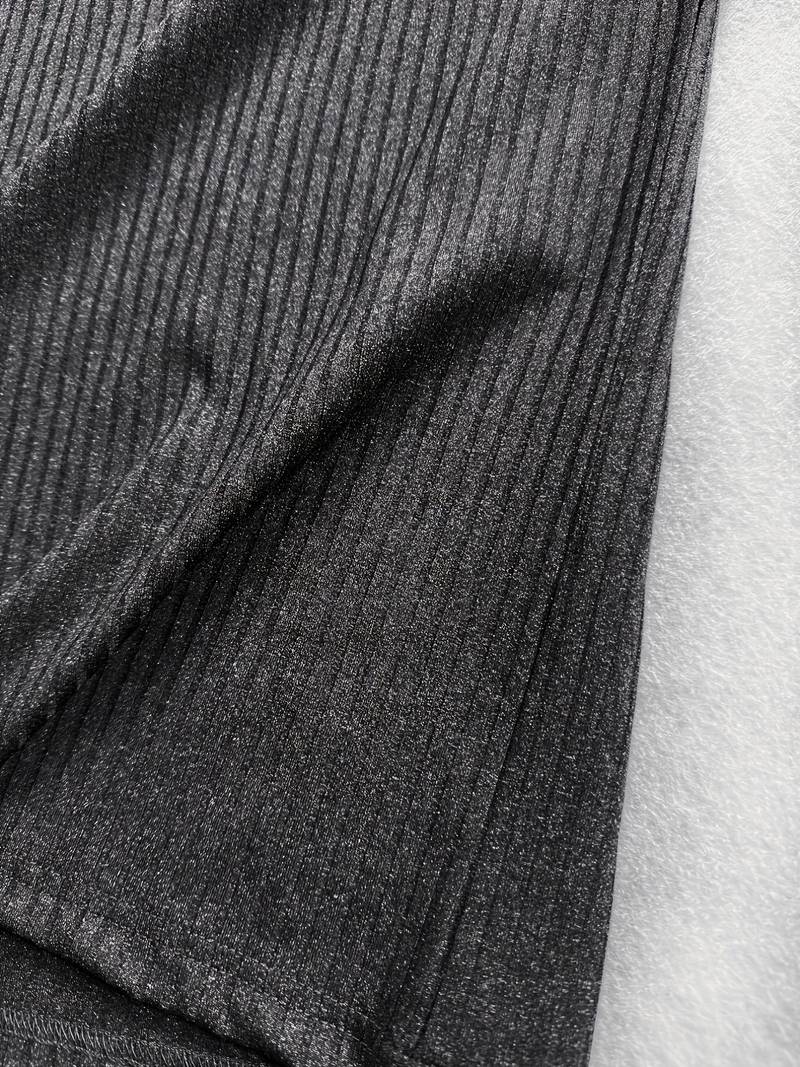 Levoire | Débardeur En Tricot Côtelé Avec Une Haute Teneur En Élasthanne Et Un Décolleté En V