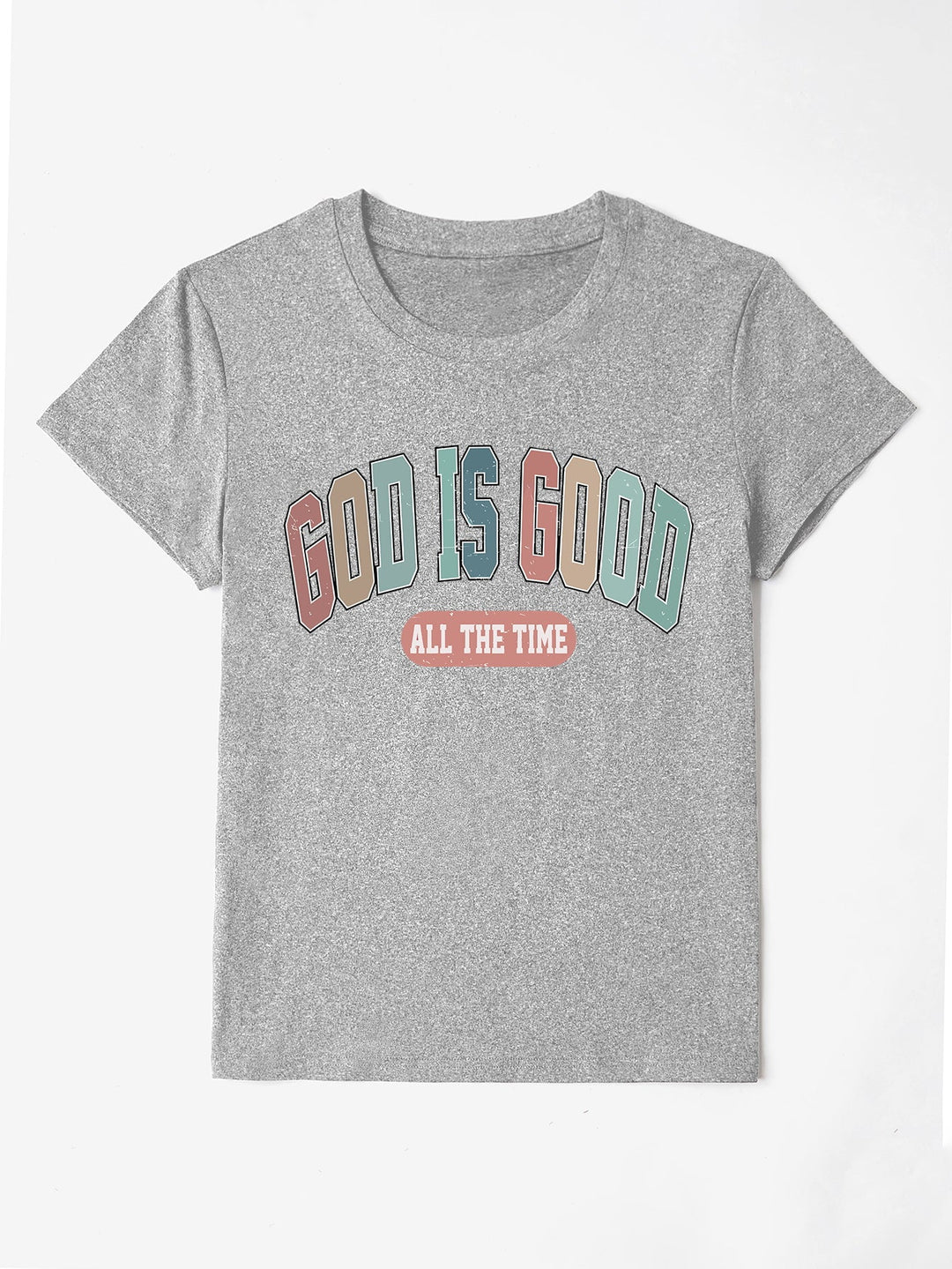 Levoire | GOTT EST SI TOUJOURS T-shirt à col rond Gris