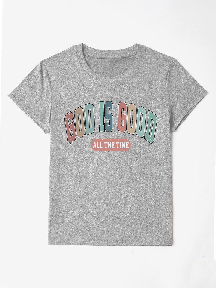 Levoire | GOTT EST SI TOUJOURS T-shirt à col rond Gris