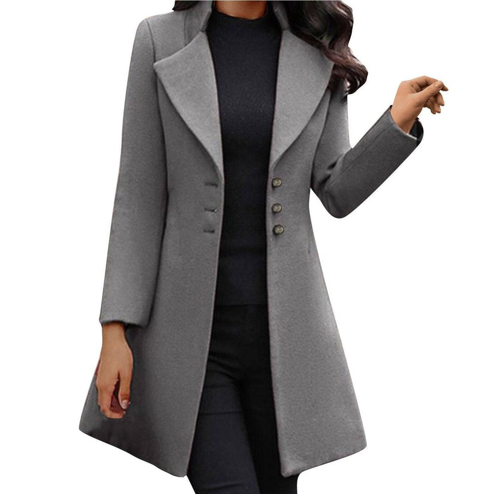 Levoire | Blazer Élégant en Laine Gris