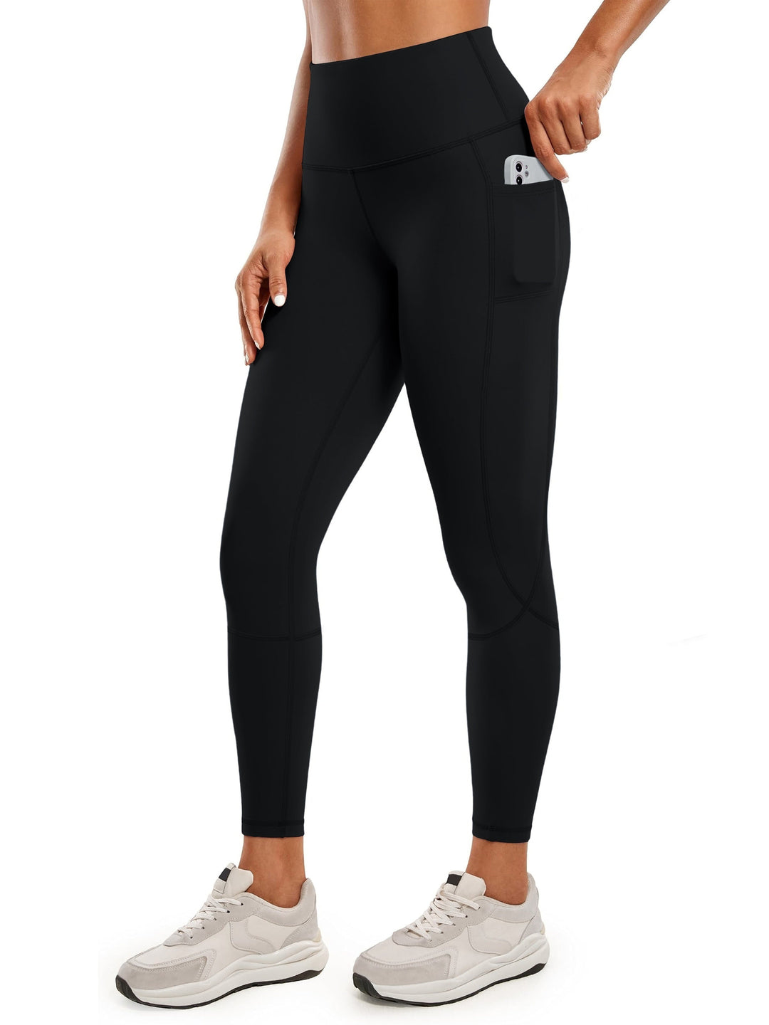 Levoire | Pantalons De Yoga Pour Femmes À Séchage Rapide Avec Taille Haute Et Poche Noir