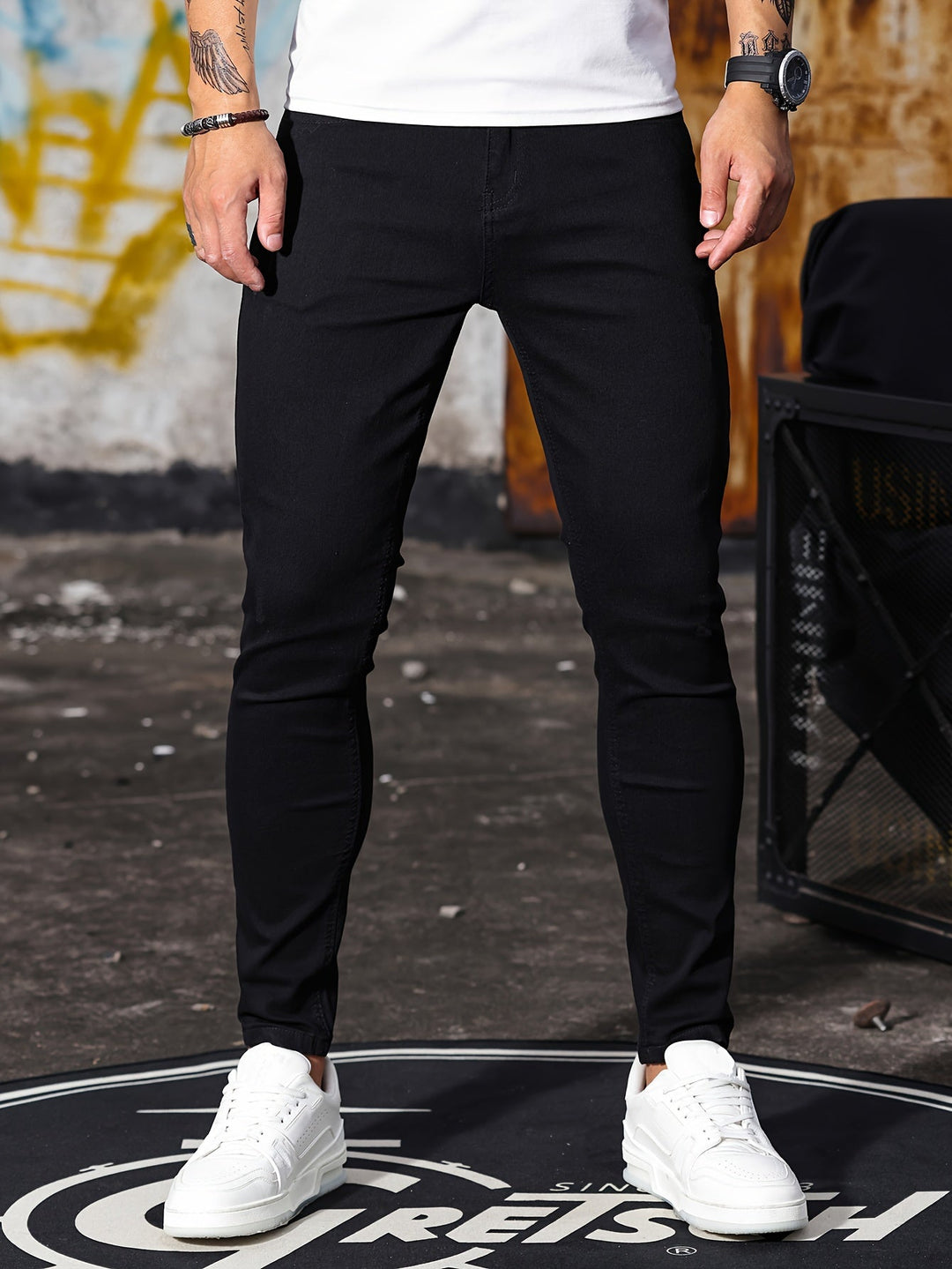 Levoire | Jeans Skinny Style Urbain Avec Stretch De Niveau Moyen