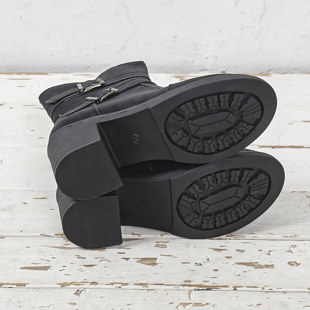 Levoire | Bottes À Semelle Épaisse Sans Combinaison Avec Fermeture Éclair Latérale