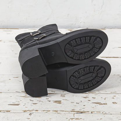 Levoire | Bottes À Semelle Épaisse Sans Combinaison Avec Fermeture Éclair Latérale