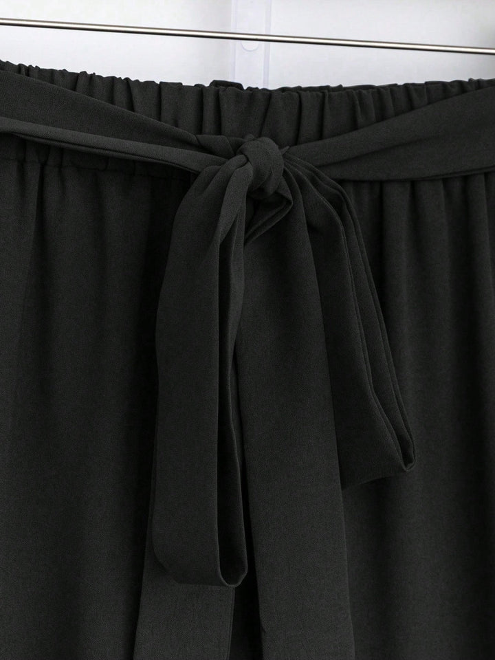 Levoire | Cap Ruffle Top Et Pantalon Set