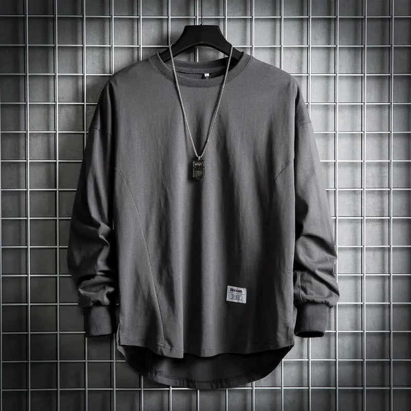 Levoire | Heritage-Jersey Avec Ourlet Arrondi Gris