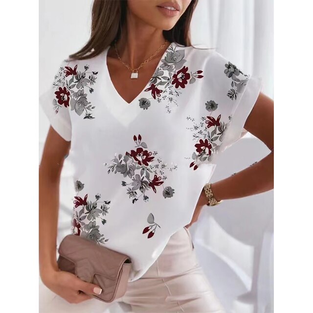Levoire | Vêtements D'Extérieur Élégants Pour Femmes Avec Une Impression Luxueuse Fleurs blanches