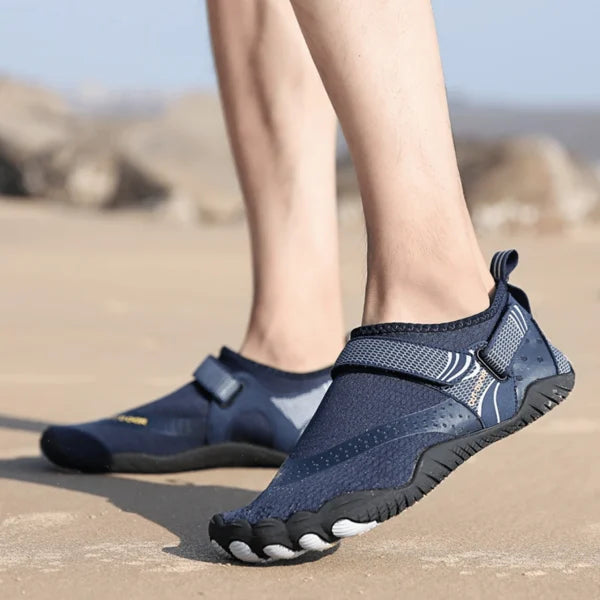 Levoire | Chaussures Aquatiques Orthopédiques Pieds Nus bleu marine