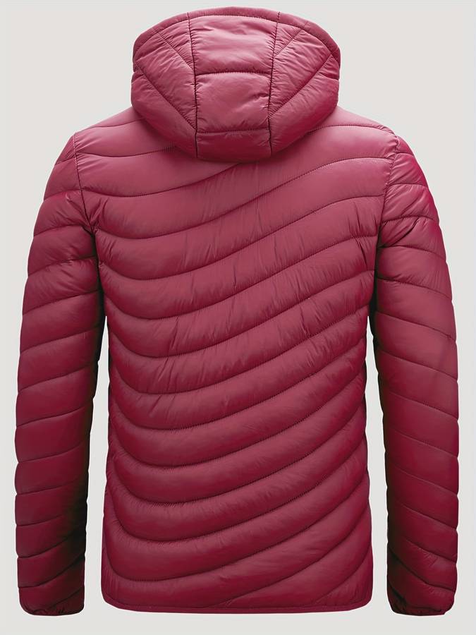 Levoire | Veste à capuche zippée avec poches à manches longues chaudes