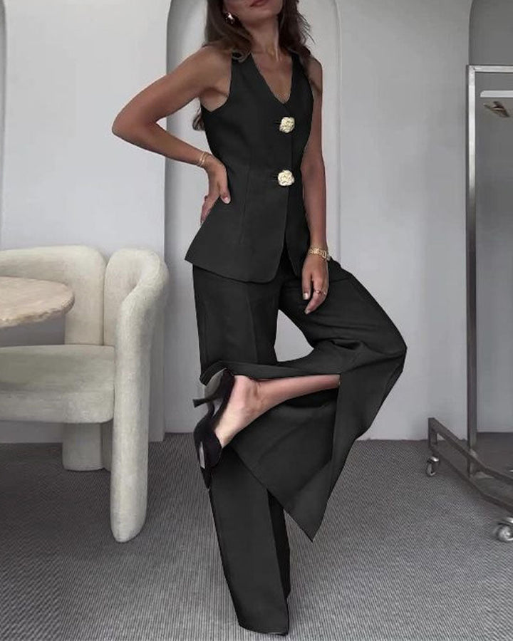 Levoire | Robe à col carré Noir