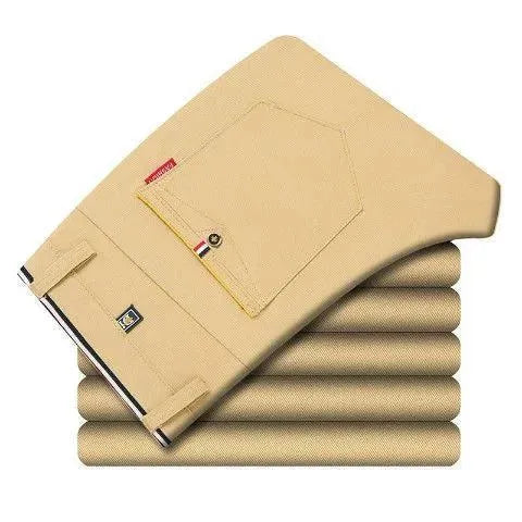 Levoire | Pantalons de loisirs pour hommes, fabriqués en 100% coton Khaki 986