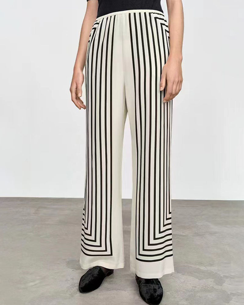 Levoire | Chemise Décontractée À Manches Raglan À Rayures Polyvalente