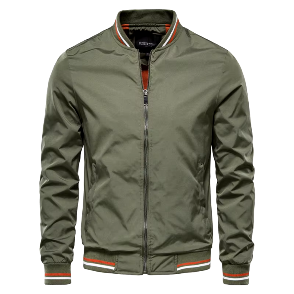 Levoire | Veste bomber d'automne polyvalente Vert