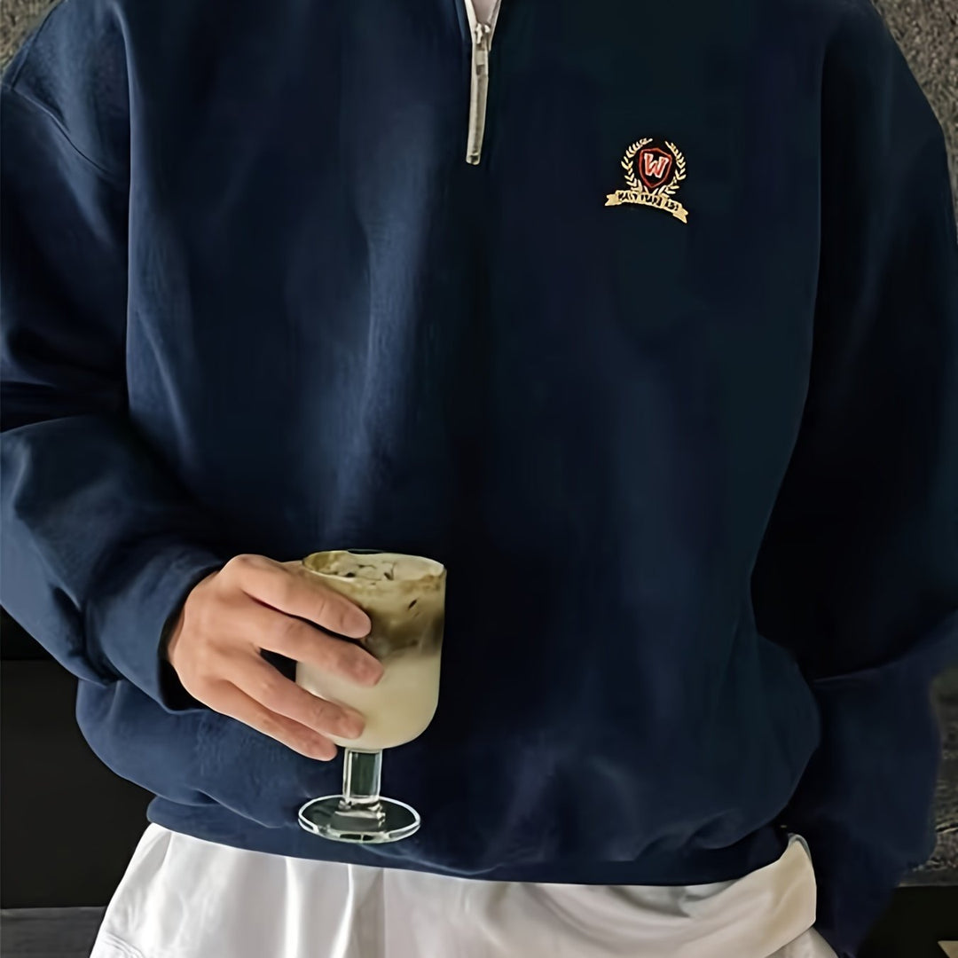 Levoire | T-Shirt À Zip Rentoa En Tissu Lourd