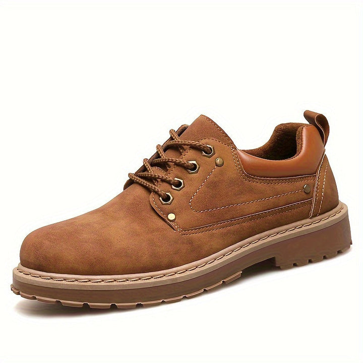Levoire | Chaussures Retro Rentoa Pour Hommes En Cuir Pu Braun