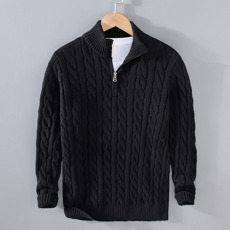 Levoire | Sweatshirt Avec Demi-Zip Noir