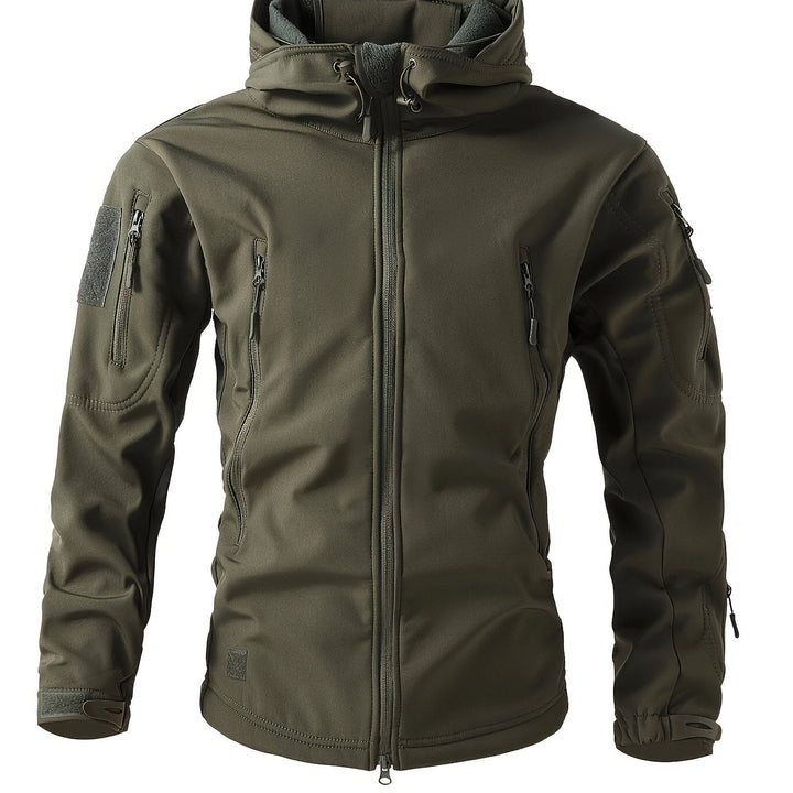 Levoire | Veste De Vent Chaude En Polaire Pour Hommes Avec Capuche