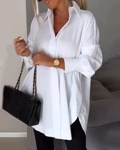 Levoire | Blouse Unicolore À Manches Longues Pour Femmes