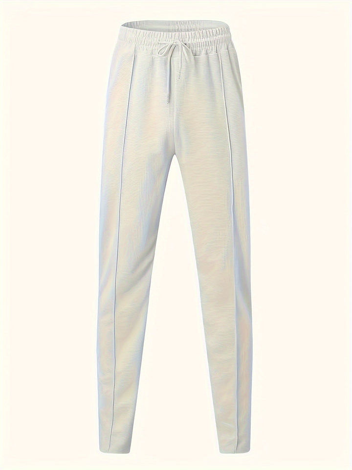 Levoire | Pantalons En Polyester Pour Hommes Avec Une Ceinture Élastique