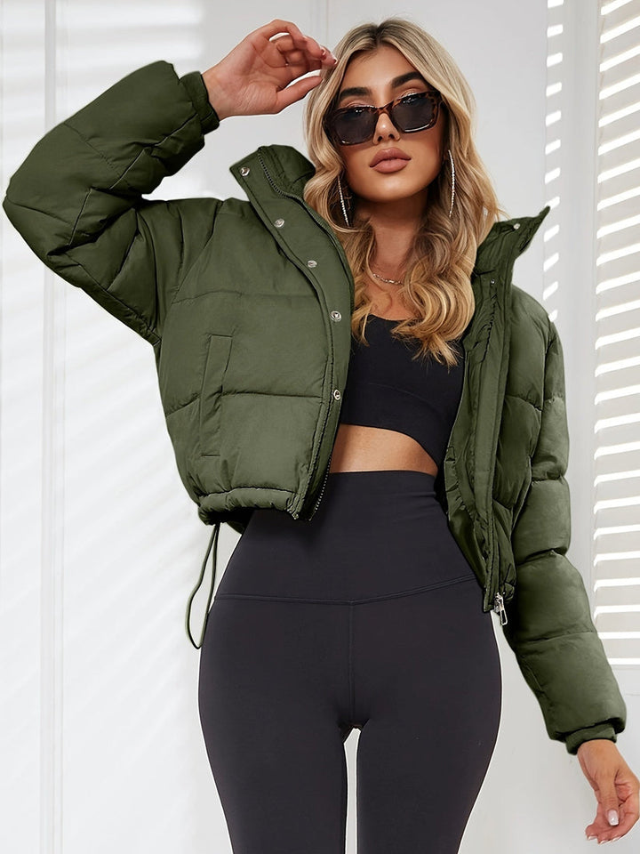 Levoire | Veste Ajustée Avec Cordon De Serrage Vert