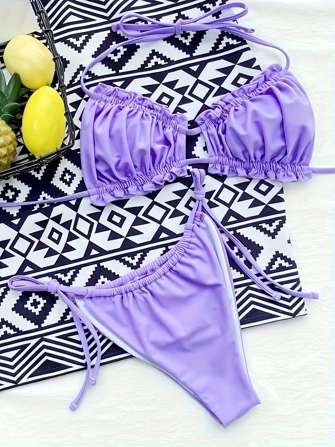 Levoire | Bikini À Fronces Ajustable Pour Femmes