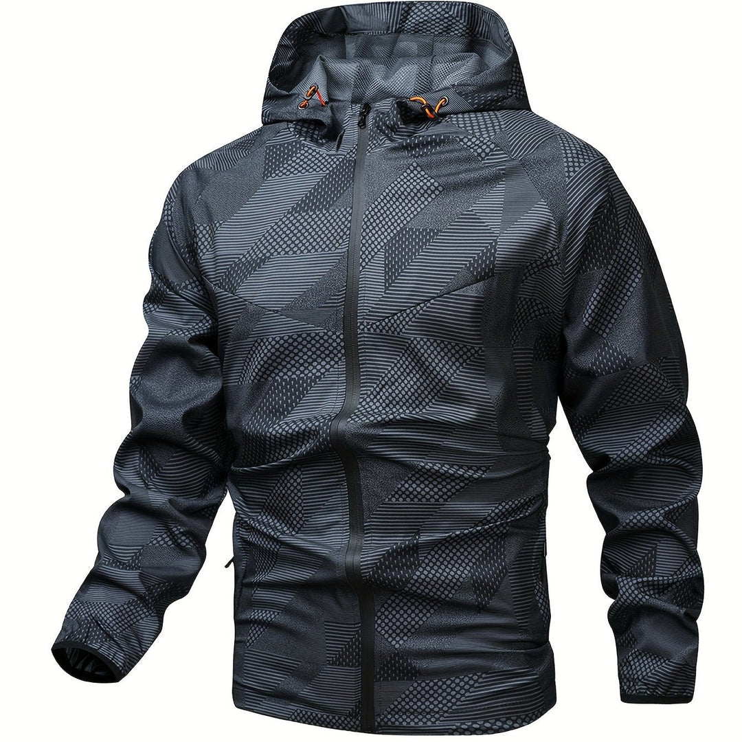 Levoire | Rento Zip-Up Hoodie Gris foncé