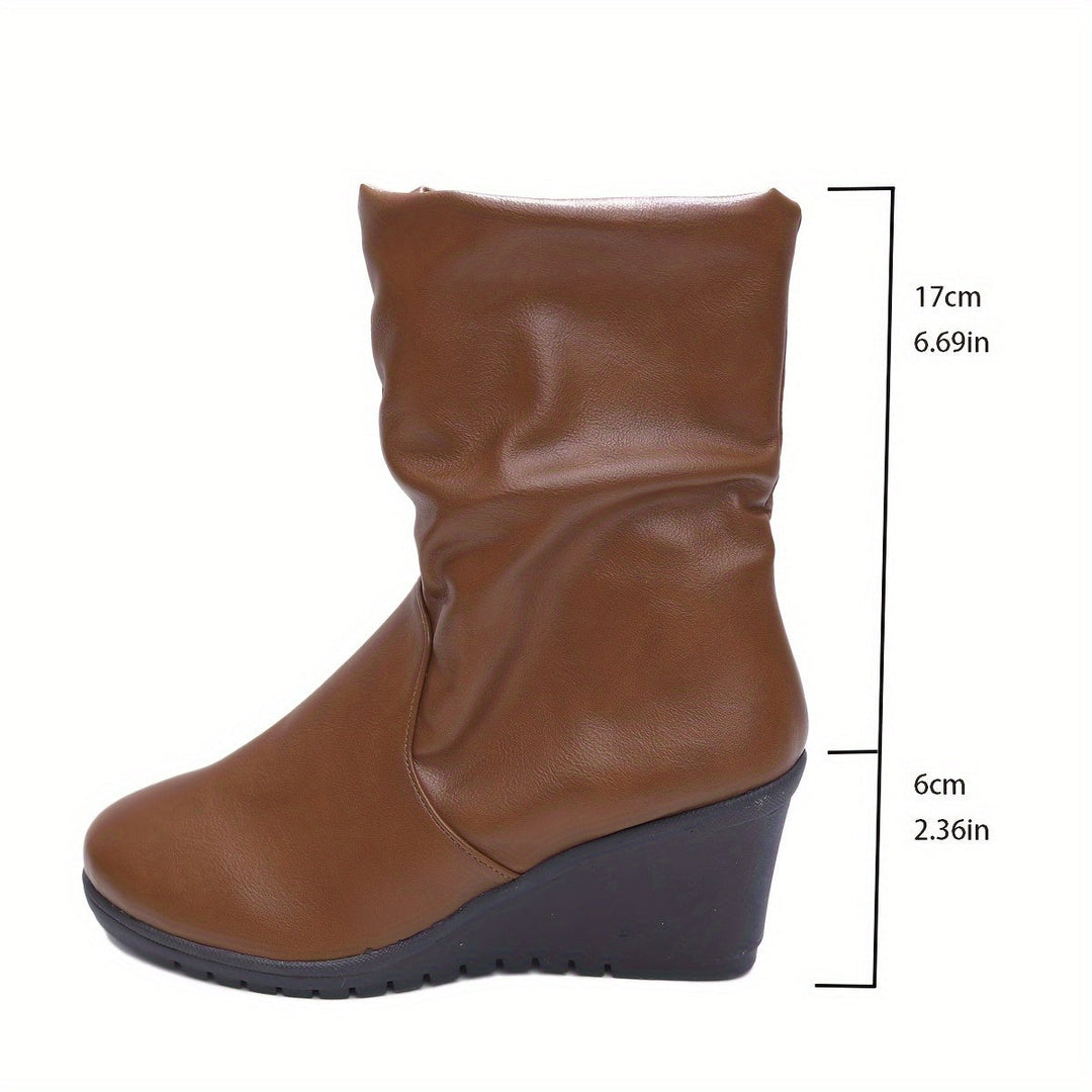 Levoire | Bottes Retro Femme À Talons Épais Et Semelle Antidérapante