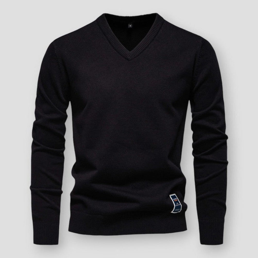 Levoire | Pulls D'Automne Tricotés Classiques Pour Hommes Noir