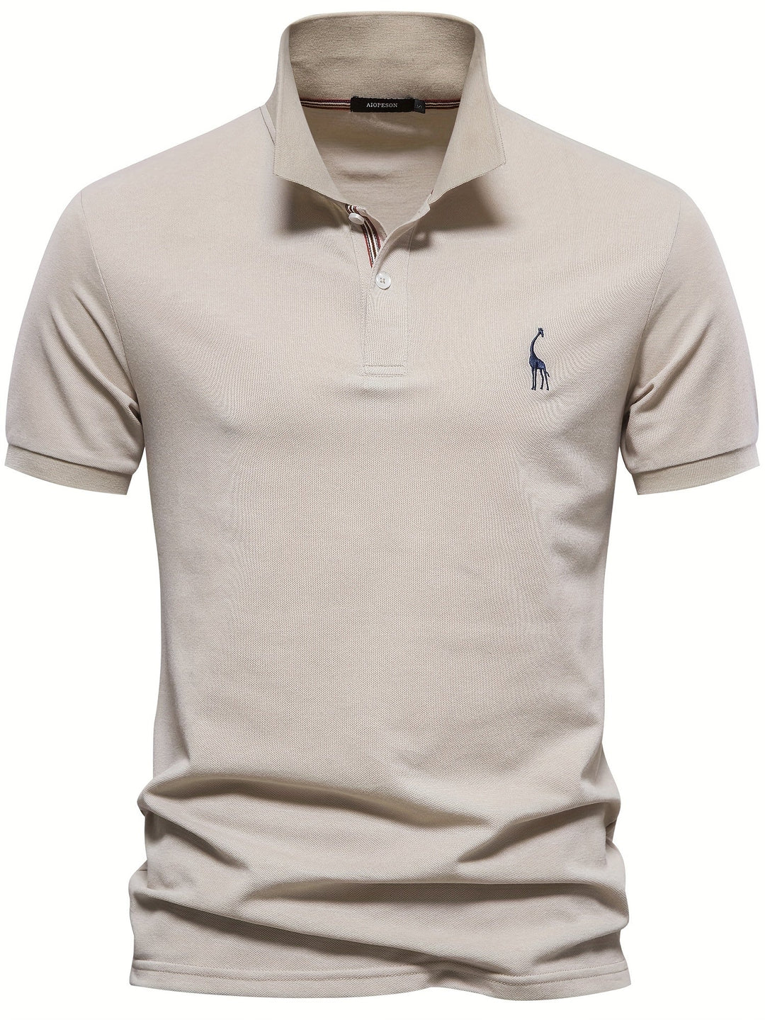 Levoire | Chemise Pour Hommes Unie Avec Motif De Girafe