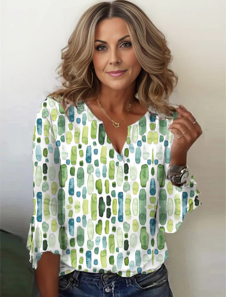 Levoire | Chemise avec impression aquarelle Eloise 2XL