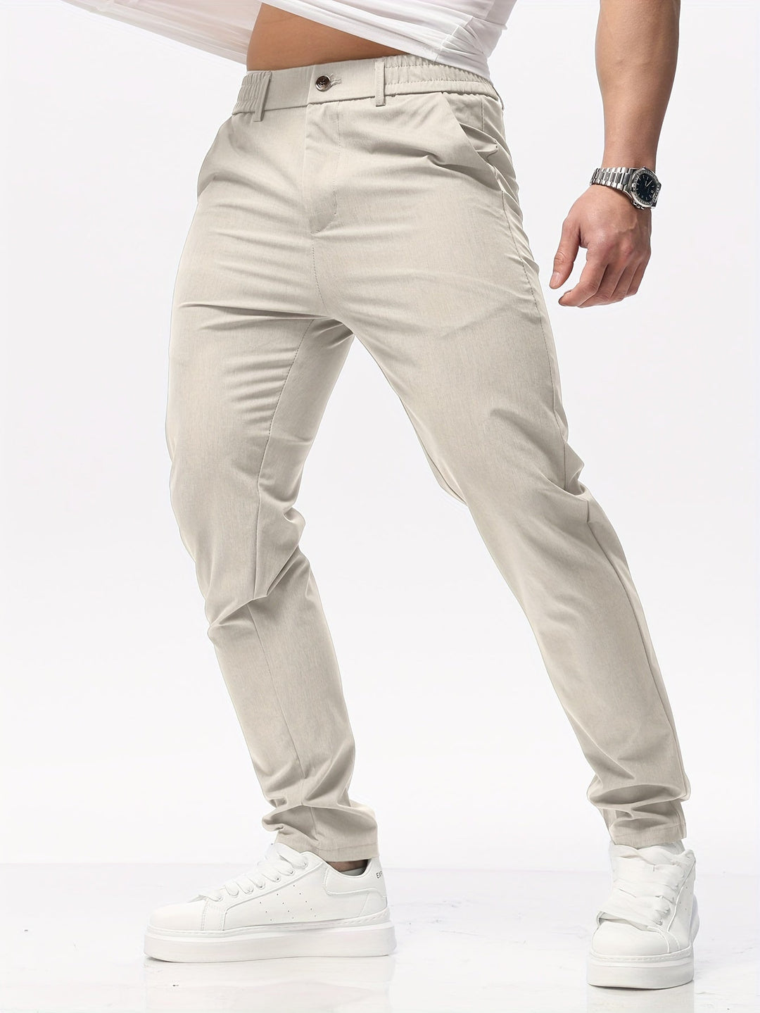 Levoire | Pantalons D'Affaires Confortables Pour Hommes Coupe Slim