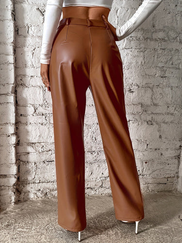 Levoire | Pantalons Taille Haute Confortables Avec Jambe Droite Et Poches