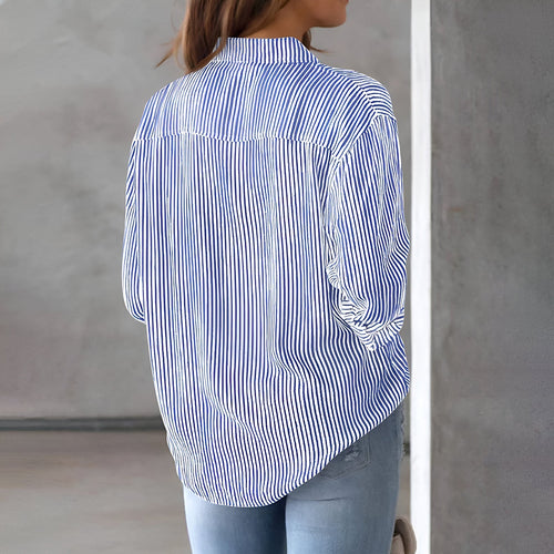Levoire | Chemise Rayée À Manches Longues