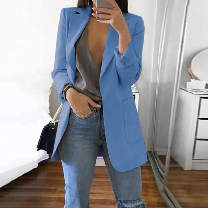 Levoire | Blazer Exécutif Sans Effort Bleu