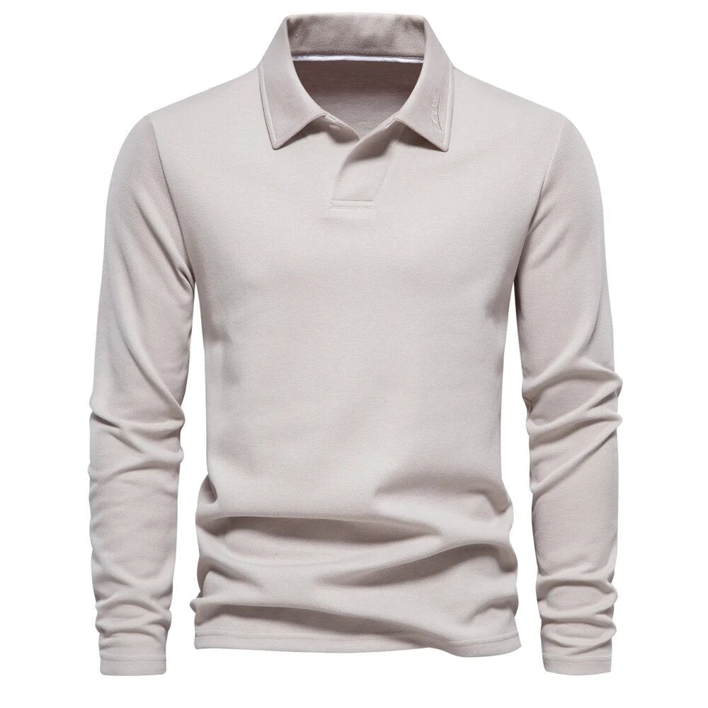 Levoire | Pull Polo Stylé Beige
