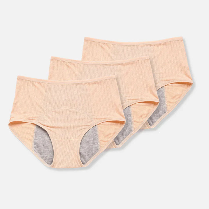 Levoire | Sous-Vêtements Étanches Taille Haute Pour Femmes Beige