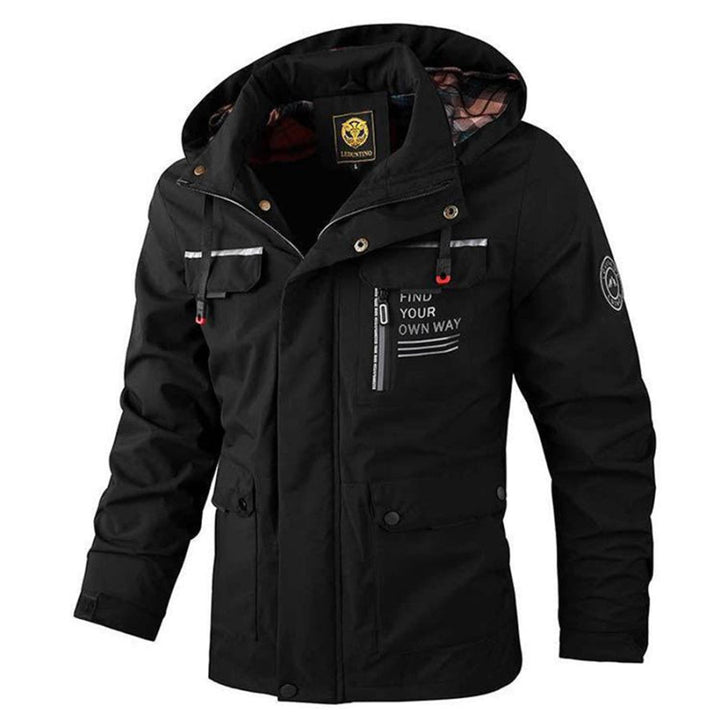Levoire | Veste Pour Homme Avec Capuche Stylée Et Fonctionnelle Noir