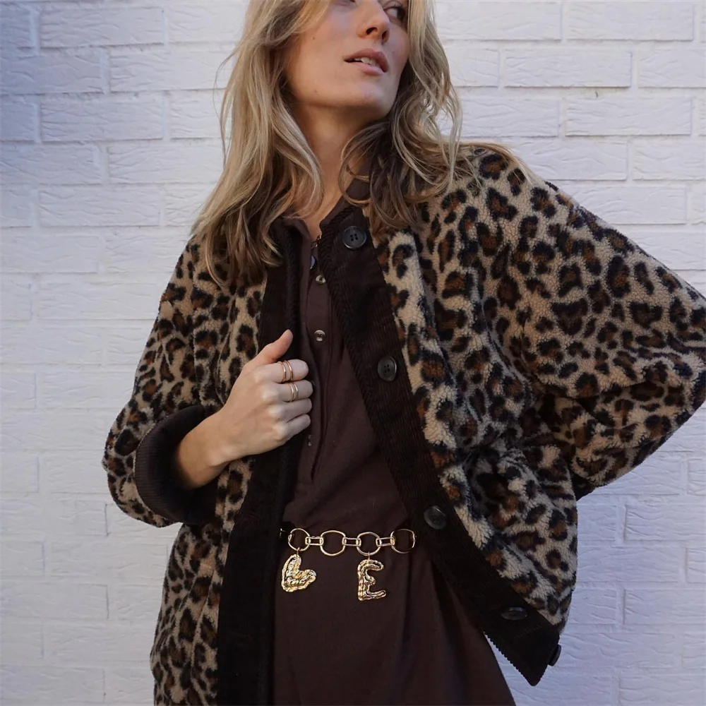 Levoire | Gilet Avec Motif Léopard