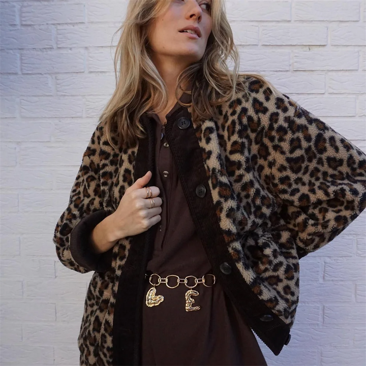 Levoire | Gilet Avec Motif Léopard