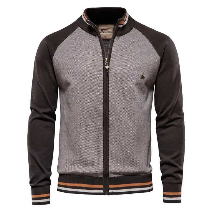 Levoire | Veste À Manches Longues Confortable Avec Fermeture Éclair Braun
