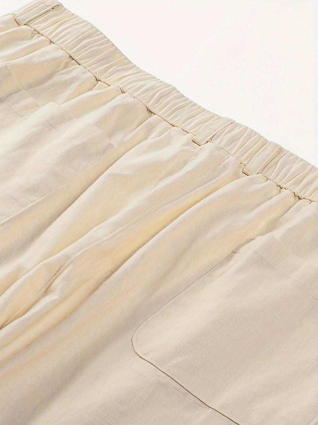 Levoire | Pantalons Cargo Doux En Mélange De Coton Et Lin