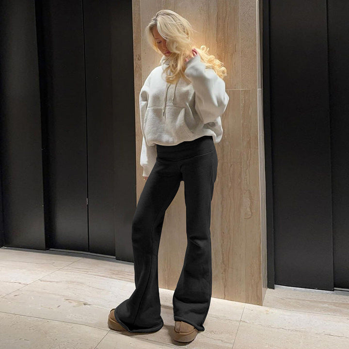 Levoire | Pantalon Bas Taille Doux Évasé