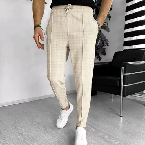 Levoire | Pantalon En Tissu Pour Hommes Élégant Pour Une Élégance Intemporelle