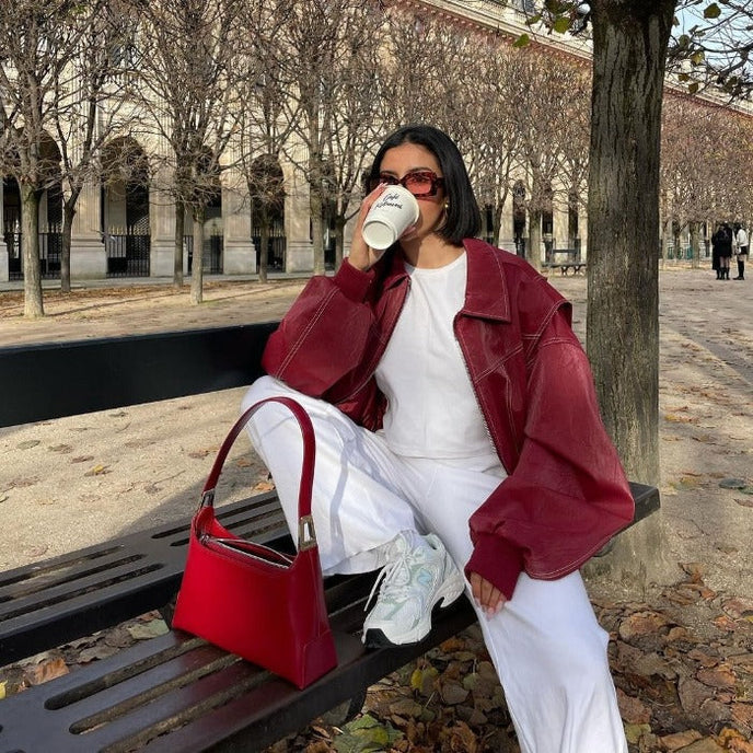 Levoire | Veste En Cuir Élégante Pour Femmes