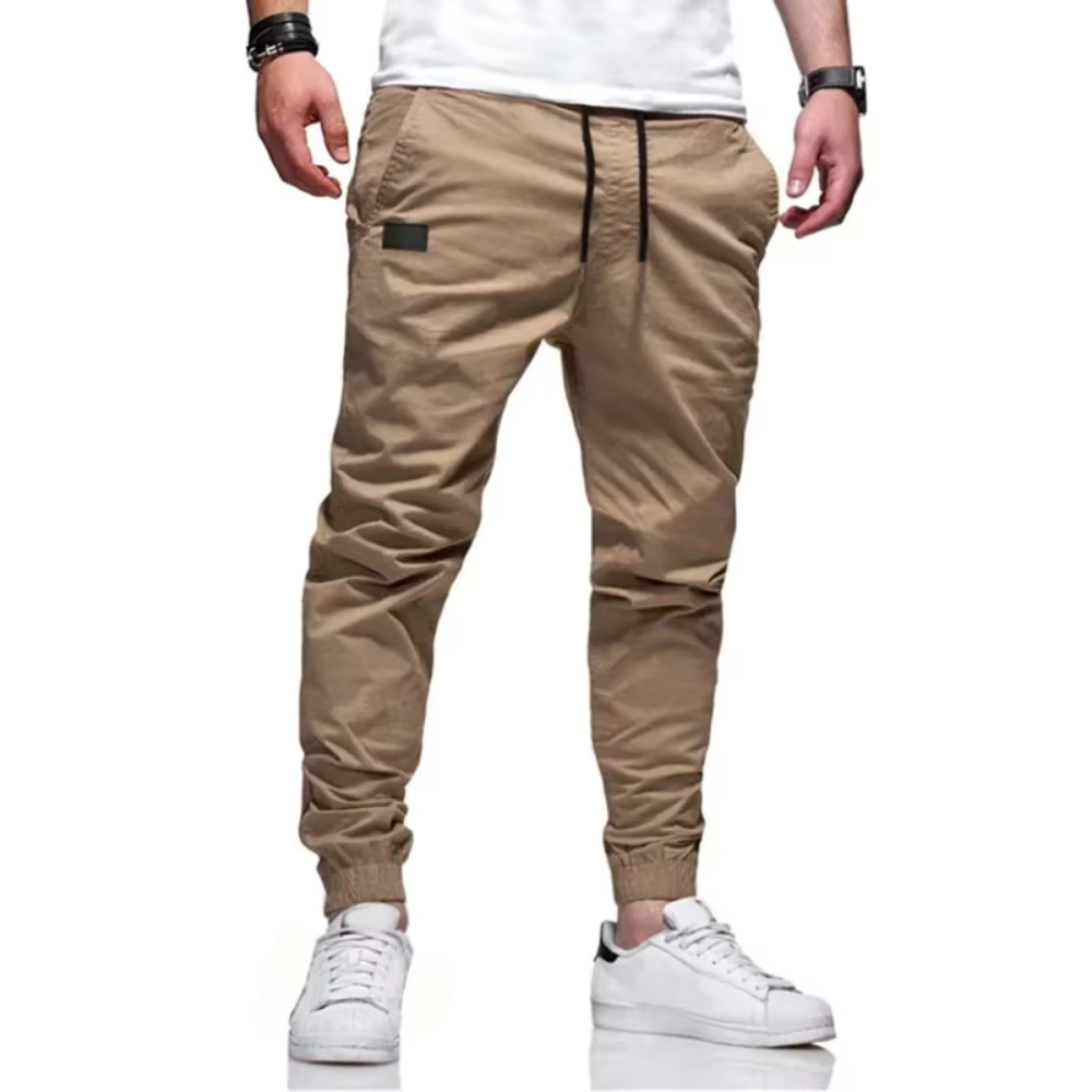 Levoire | Joggeur Homme Stylé Avec Coupe Sportive Beige