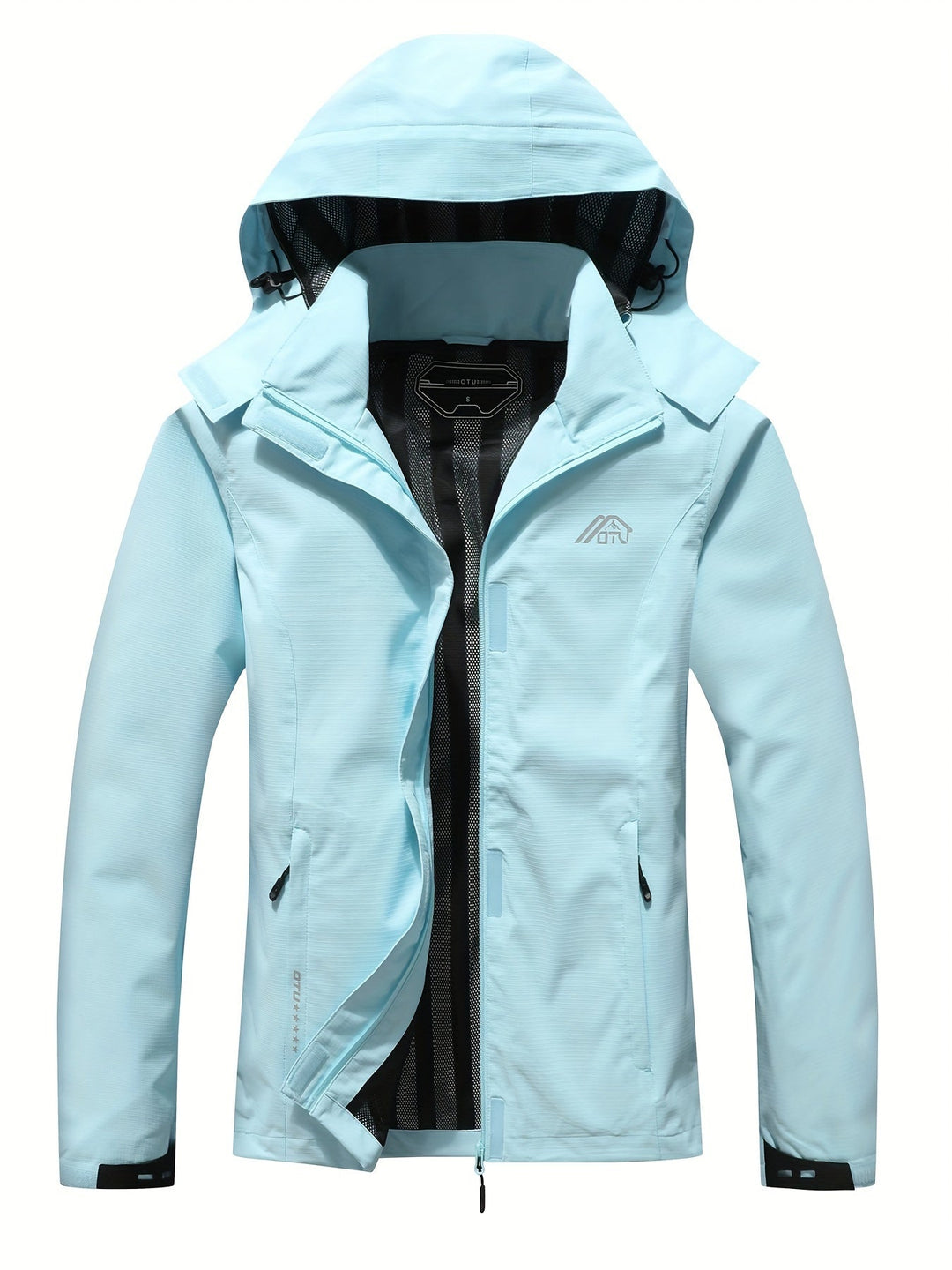Levoire | Veste De Pluie Avec Capuche Bleu clair