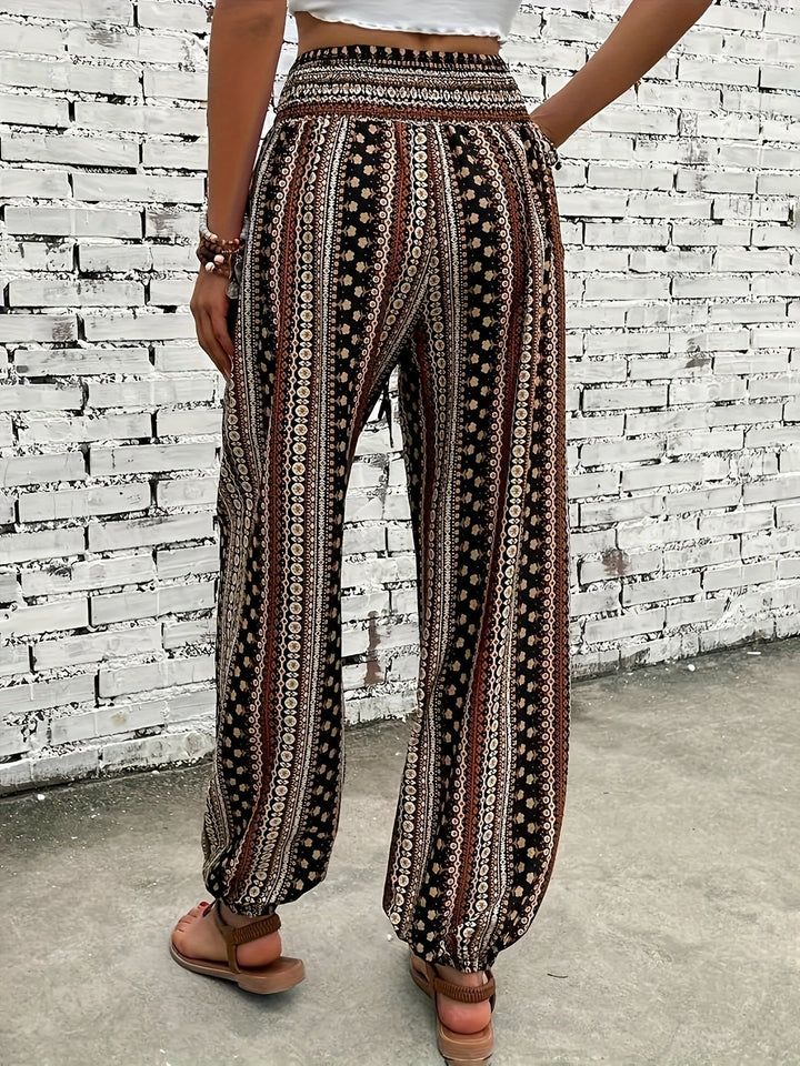 Levoire | Pantalon Imprimé Taille Haute Instant Boho Vibe